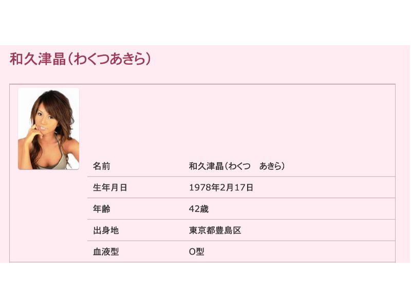 和久津晶の年齢や身長など詳しく解説 スリーサイズや結婚についても 穂 和久津晶の年齢や身長など詳しく解説 スリーサイズや結婚についても 穂